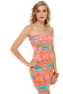 Sizzling Southwest Orange Print Dress