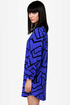 Piece Keeper Blue Shift Dress