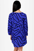 Piece Keeper Blue Shift Dress