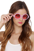 Specs in the City Pink Sunglasses