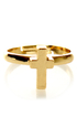 At Any Cross-t Gold Knuckle Ring