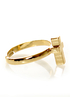 At Any Cross-t Gold Knuckle Ring