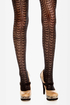 Tabbisocks Prove Your Pointelle Black Tights