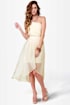 Sail Away Cream High-Low Dress
