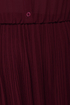 Chain Station Burgundy Dress