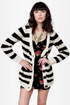 Calling Cardi Striped Cardigan Sweater