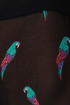 Parrot Aces Sheer Print Top
