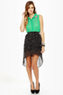 Element Eden Celina High-Low Polka Dot Skirt