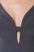 Number One Stunner Cutout Charcoal Grey Dress