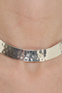 Zad Hammered Silver Collar Necklace