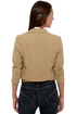 It's Official Cropped Brown Blazer