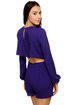 Have a Look-See Indigo Blue Romper