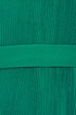 Crimped Cocktail Teal Dress