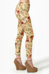 Blossom and Jetsam Beige Floral Print Ankle Jeans