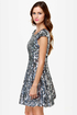 News Flash Silver Sequin Dress