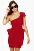 Marry the Night One Shoulder Red Dress