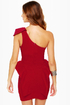 Marry the Night One Shoulder Red Dress
