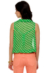 Presto Chango Green Polka Dot Top