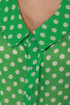 Presto Chango Green Polka Dot Top