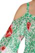 Mahalo Mama Green Floral Print Top