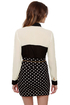 Curve Appeal White and Black Top