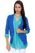 Really Rosebud Sky Blue Top