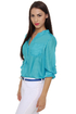 Really Rosebud Sky Blue Top