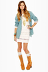 Element Eden Dominique Ivory Sweater Dress