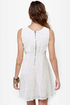 Fine Vine-ing Velvet Ivory Dress