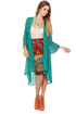 Bold as Love Teal Lace Jacket
