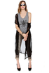 Layer Down Sally Sheer Black Top