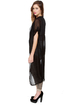 Layer Down Sally Sheer Black Top