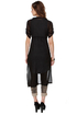 Layer Down Sally Sheer Black Top