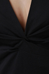 Power Play Structured Black Dress