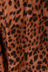 Animal Channeled Leopard Print Skirt