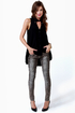 Tip-Top Sleeveless Black Top