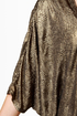 Metallic-kety Split Gold Top