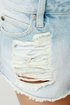 Mink Pink Trailer Park Slashed Jean Shorts