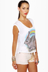 Local Celebrity Rainbow Bunny Muscle Tee