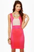 Be Cool Sleeveless Color Block Dress