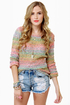 Sherbet-ter Than Ever Rainbow Sweater