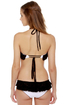 Mandalynn Gia Black and White Ruffle Bikini