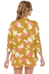 O'Neill Jenna Gold Floral Print Top