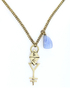 Obey Dark Crystal Gold Necklace