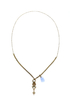 Obey Dark Crystal Gold Necklace