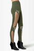Did I Stud-her? Studded Olive Green Leggings