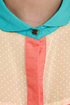 Dotted Bliss Cream Color Block Top