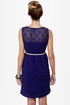 Indigogo Girl Blue Lace Dress