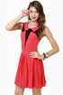 All Grown Up Black and Red Dress