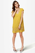 Let the Sunshine In Beaded Yellow Dress